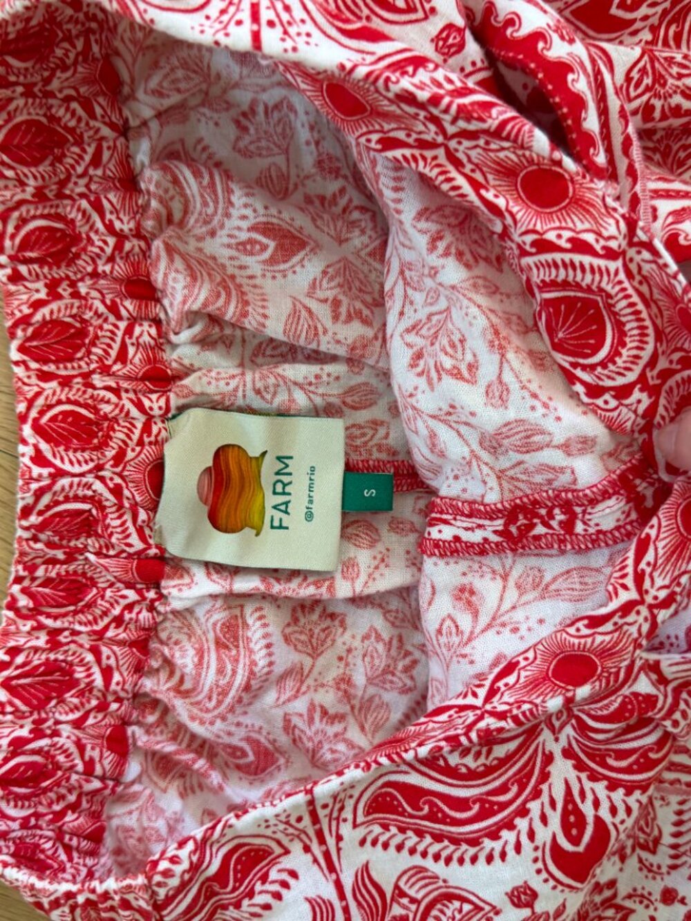 FARM Rio River Ride Linen Blend Shorts - Picture 6 of 6